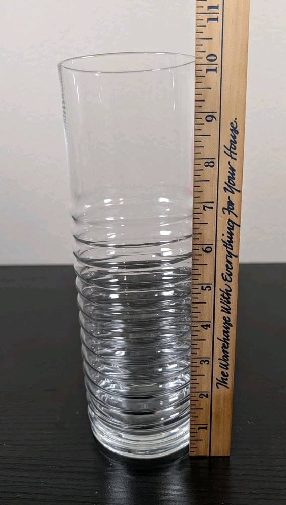 Schott Zwiesel Crystal Cocktail Ribbed Spouted Pitcher Circulo Pattern