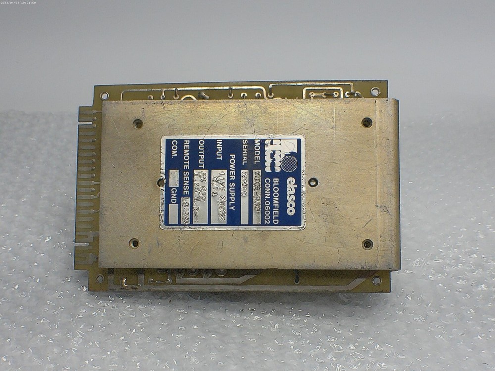 ELASCO LIC5-3AB POWER SUPPLY UNMP