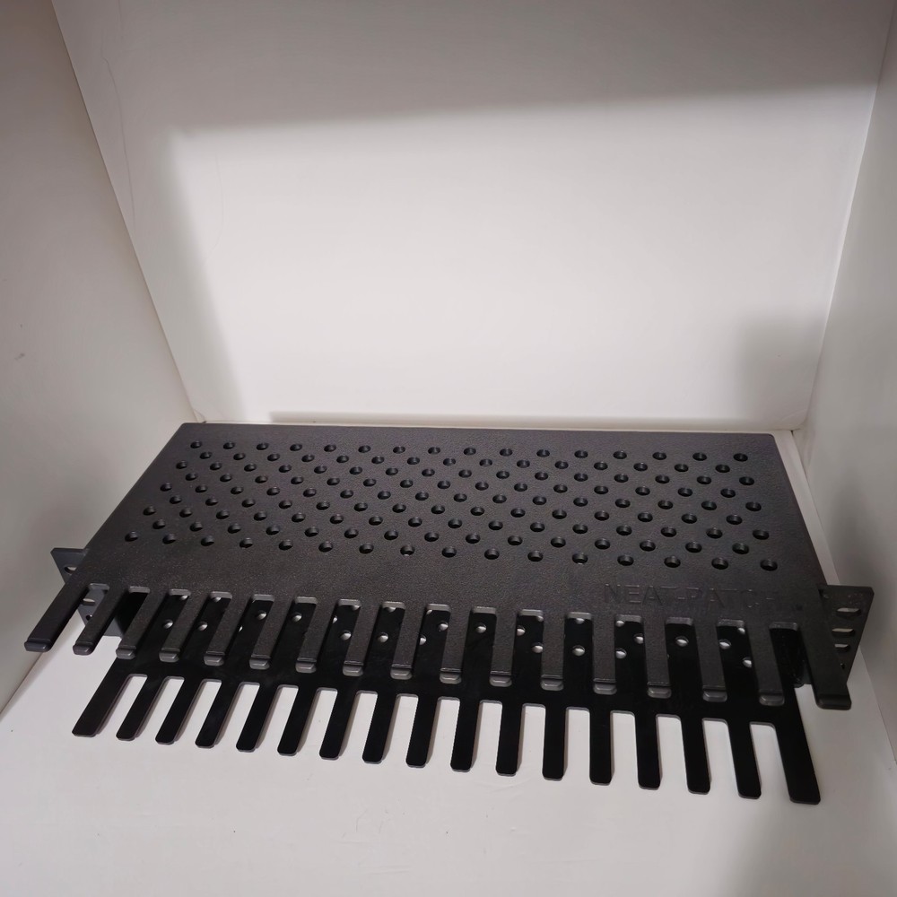 Neat Patch NP2 Cable Management Panel 2U Rack Mount – No Cover – Wire Organizer