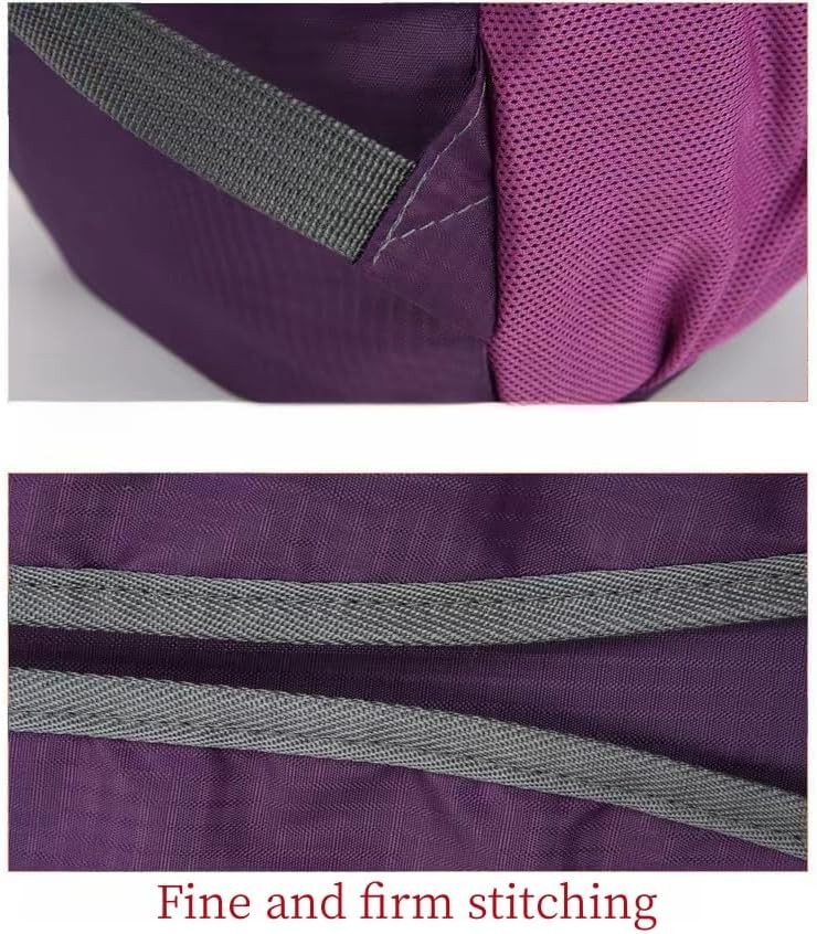 Travel lightweight foldable backpack hiking splash proof Purple