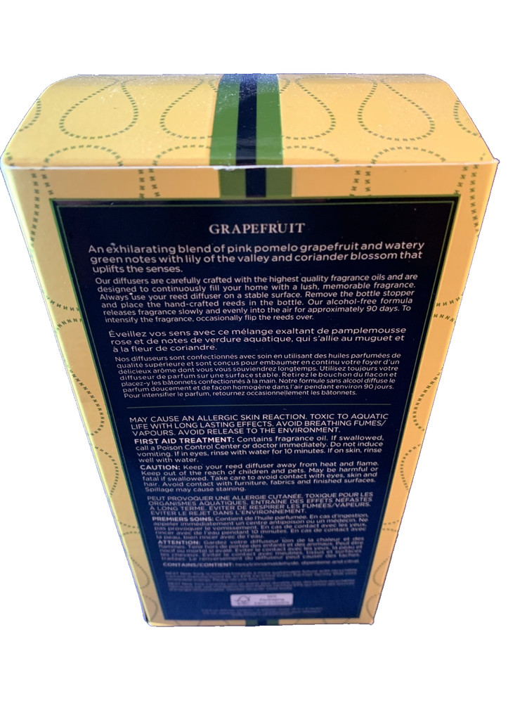 Nest Grapefruit Reed Diffuser 5.9oz NEW IN BOX