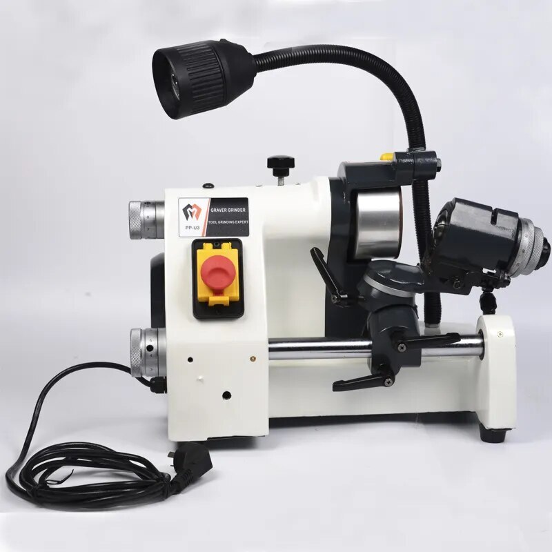 CE 220V U3 R8 Collets Universal Cutter Grinder Drill Sharpener Sharpening