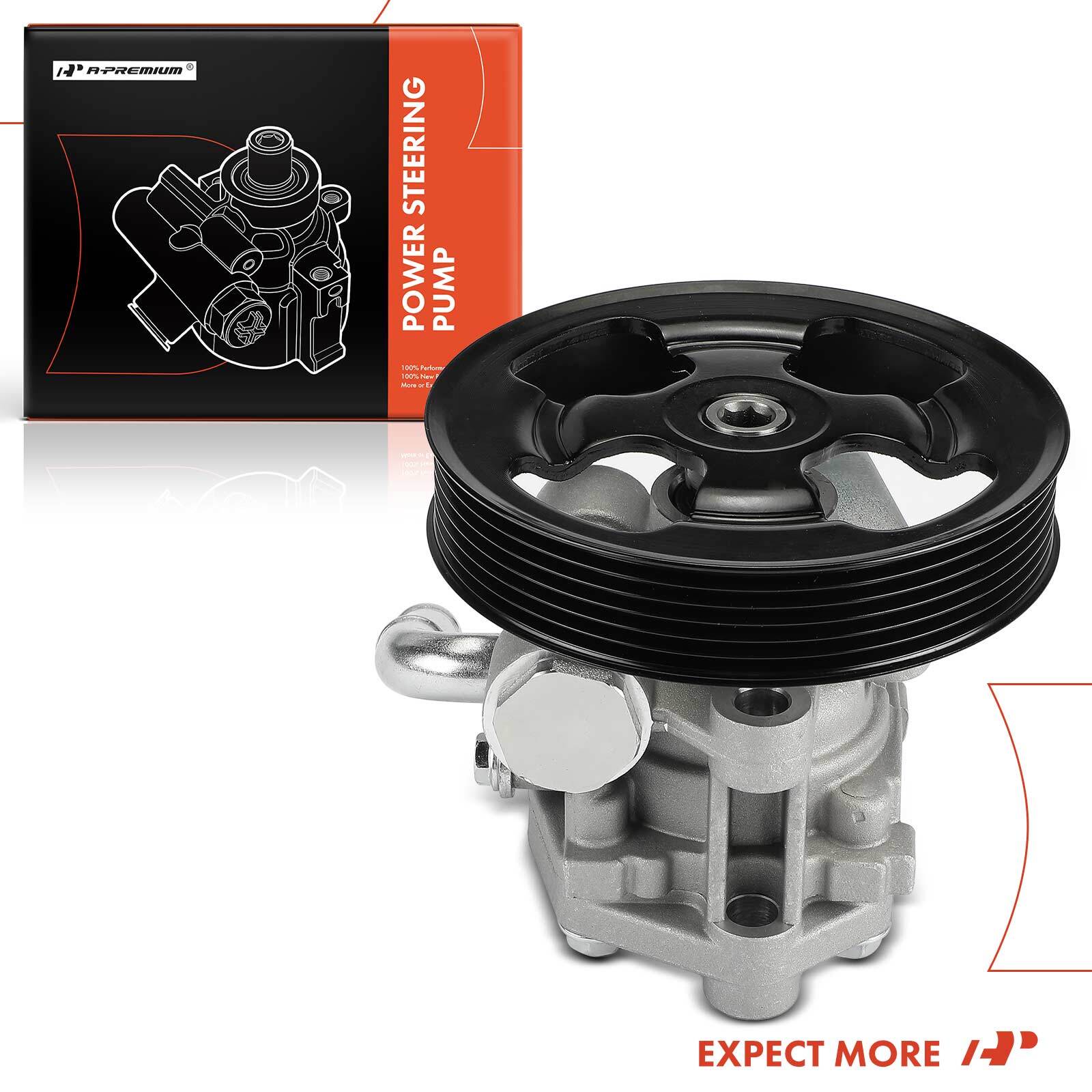 Power Steering Pump with Pulley for INFINITI G35 2003-2007 Nissan 350Z V6 3.5L