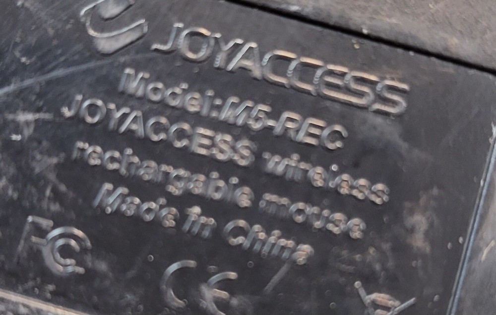 Joyaccess Joy Access M5 REC Black Wireless Computer Laptop Mouse + Dongle Works