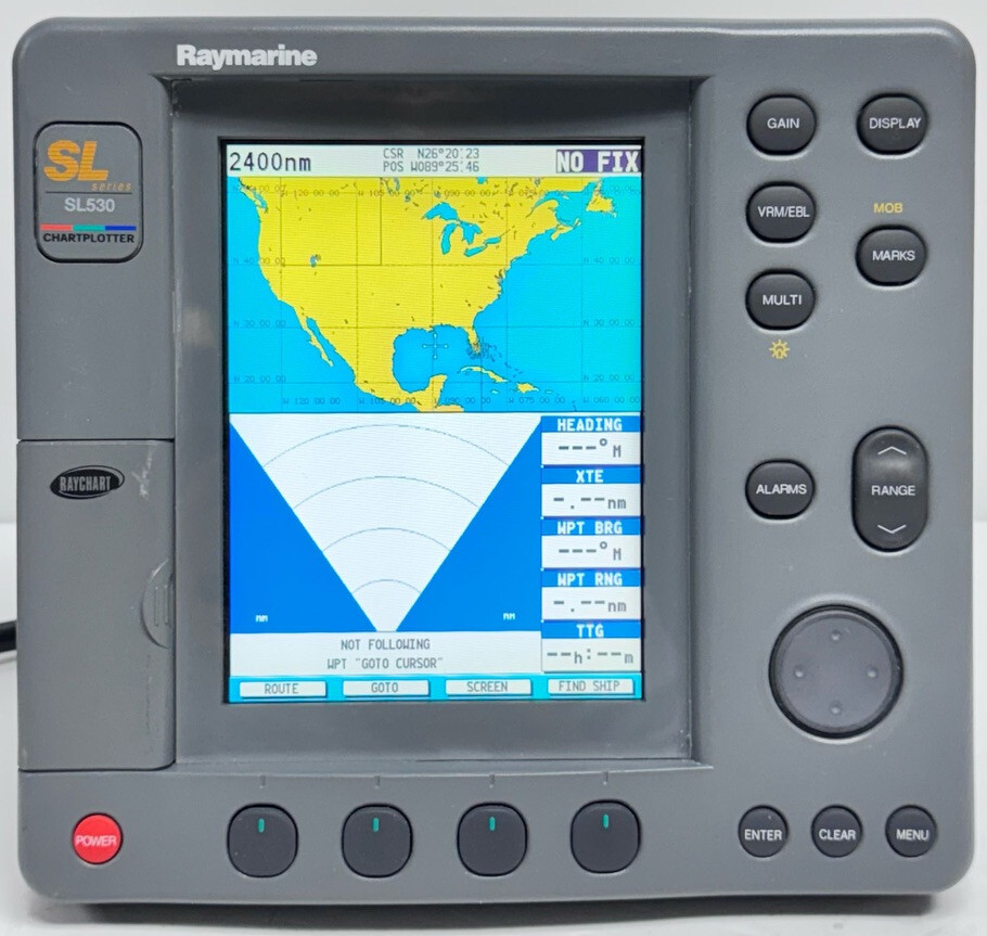Raymarine SL530 Plus Color Chartplotter Display