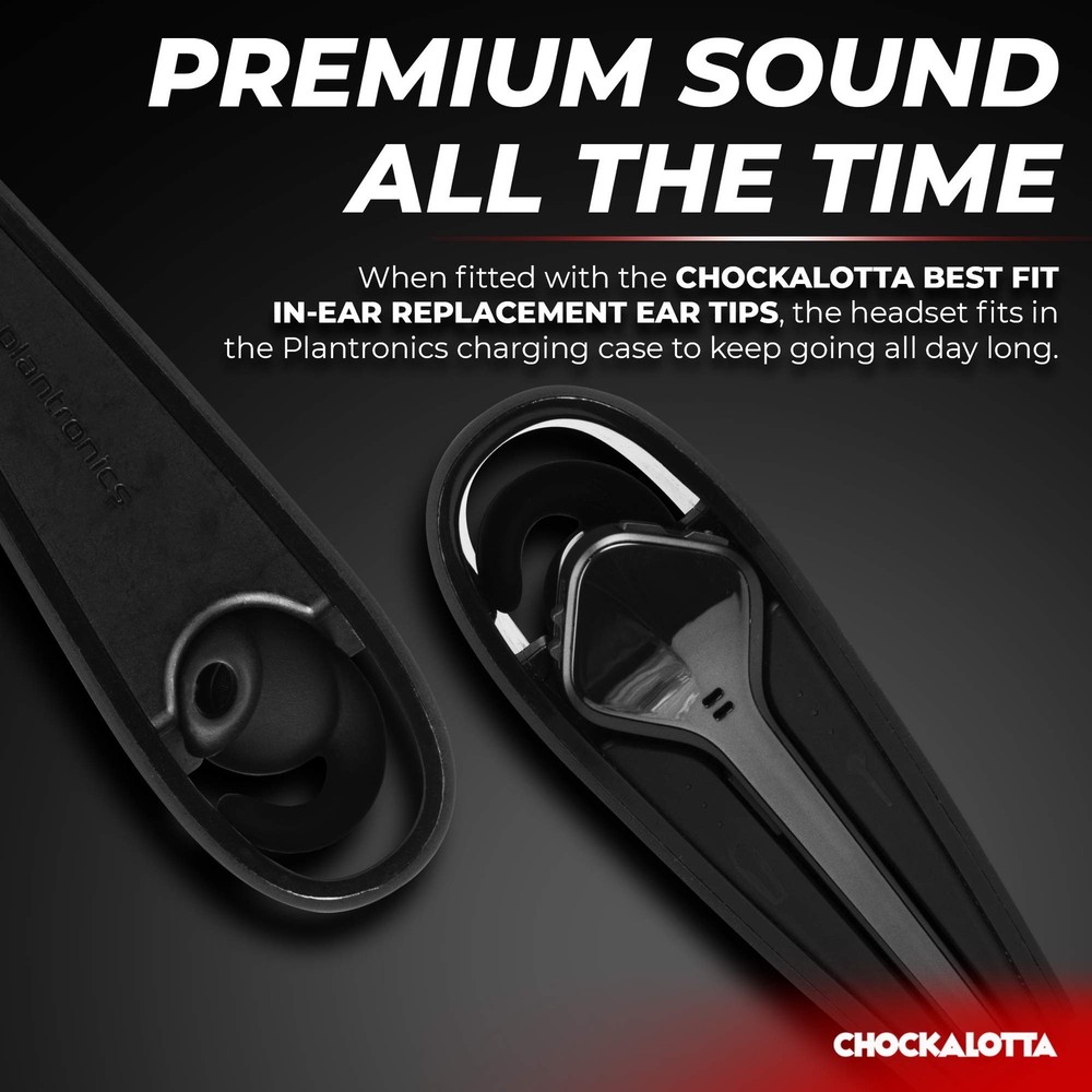 CHOCKALOTTA Eartips Upgrade Replacement Compatible RIGHT EAR, SMALL (3pcs)