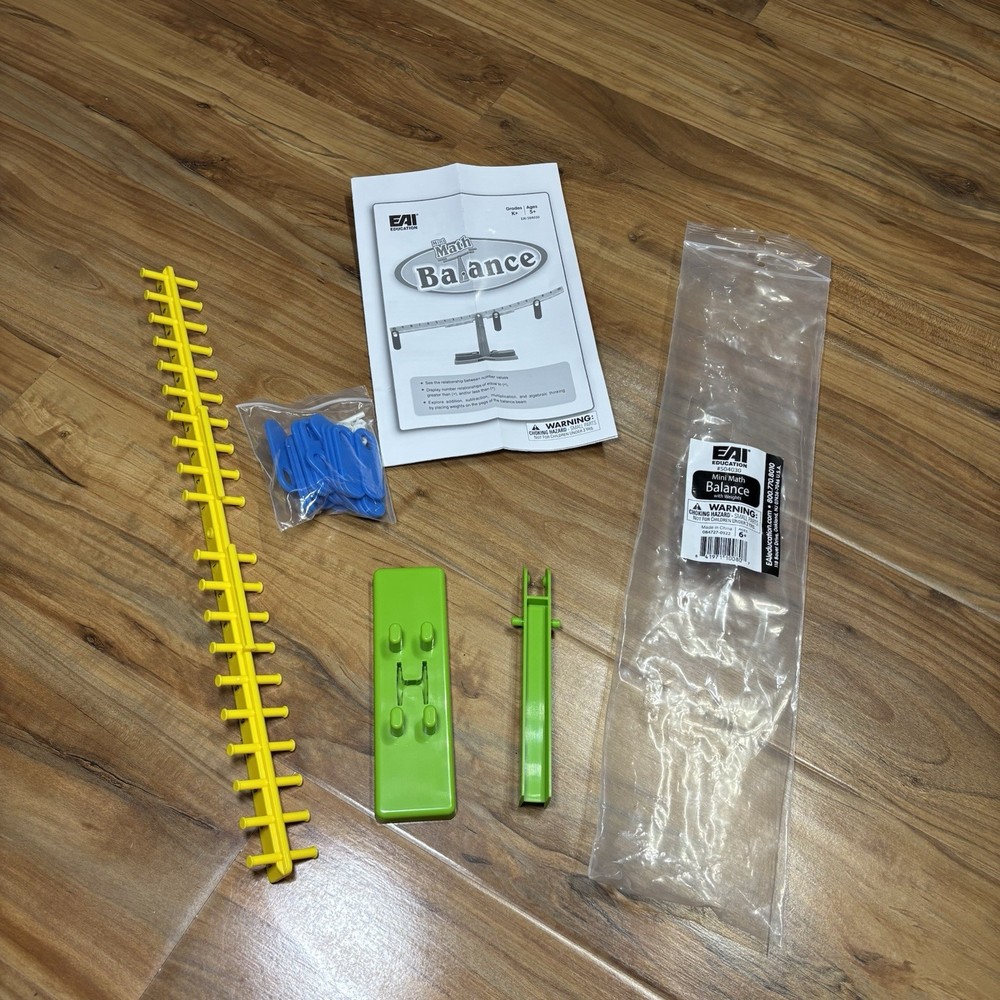 Learning School Hands-on Practice LOT WRAP-UPS Saxon Sub Tool Mini Math Balance