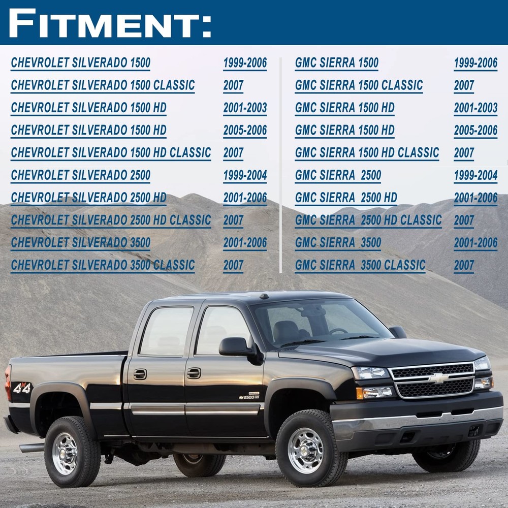 APPERFiT Tailgate Handle & Bezel - Chrome, Chrome