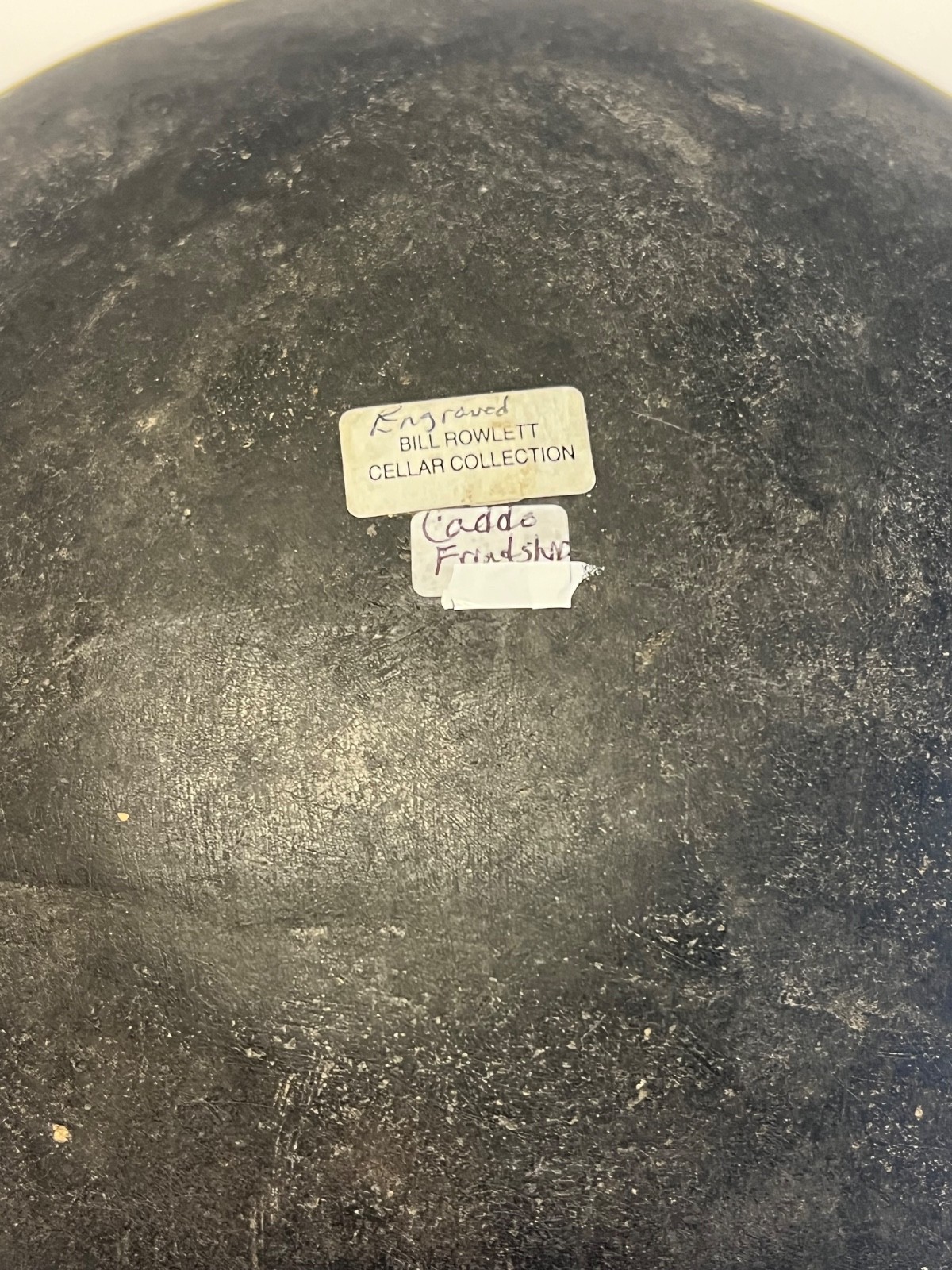 Antique Native American Indian Caddo Friendship Clay Pottery Bowl; Highly Etched