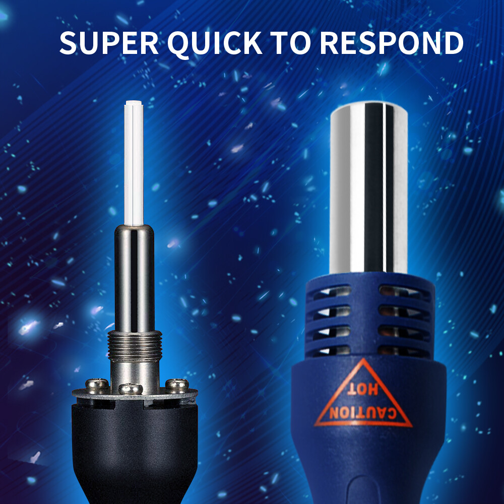 2in1 110V Soldering Iron Rework Station Kit Hot Air Gun SMD Welding Repair Tool