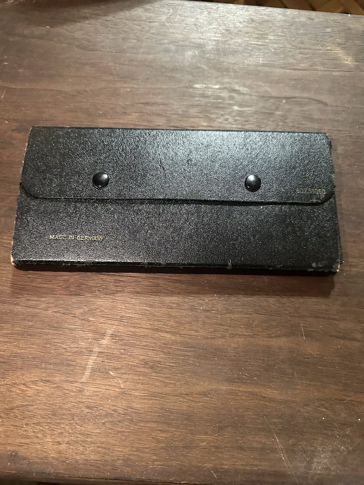 Vintage W Germany Complete kit! large Engineer Drafting Compass Set w/ Case