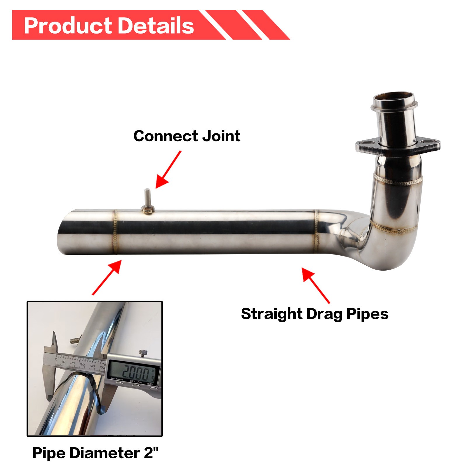 Shortshots Staggered Exhaust Pipe System For Kawasaki Vulcan 800 VN800 1995-2006