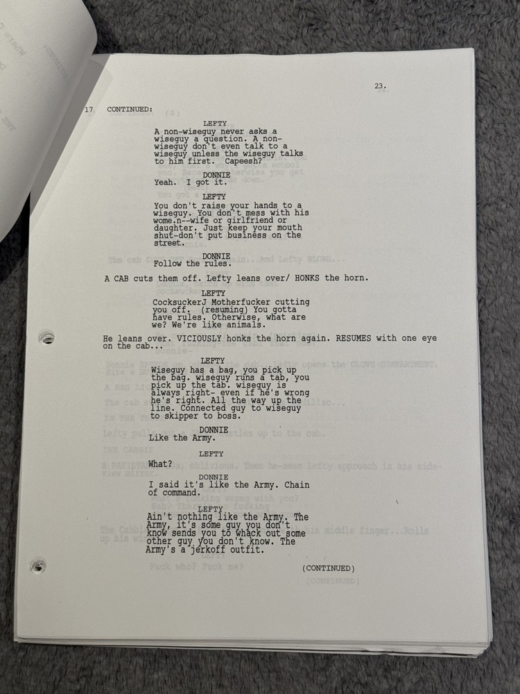 1992 Revised Draft DONNIE BRASCO by Paul Attanasio SCRIPT SCREENPLAY
