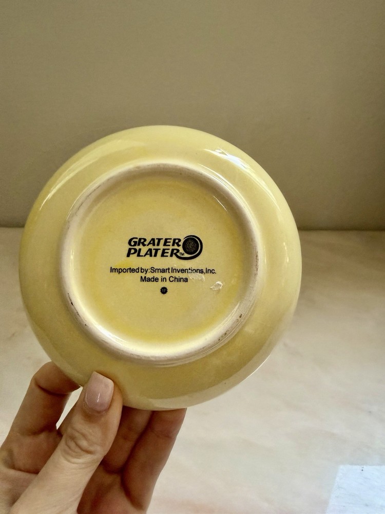 Ceramic Garlic Grater Plate