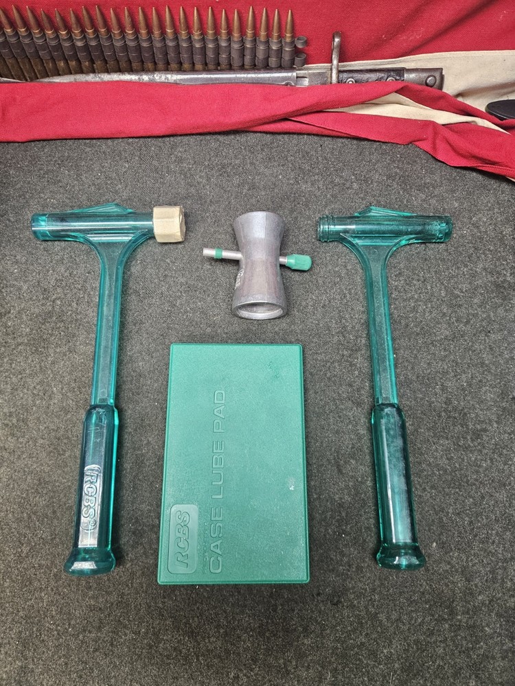 Reloading Lot - RCBS Bullet Puller Powder Trickler Lube Pad