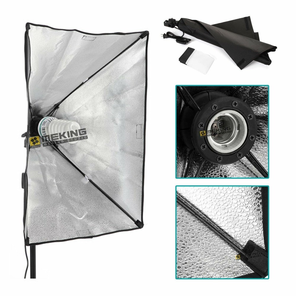 50*70CM Photography Studio Wired Softbox Lamp Holder with E27 Socket for Studio