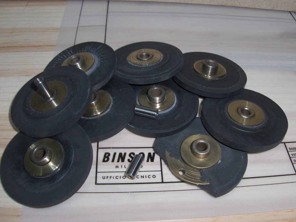 BINSON echorec rubberized wheel