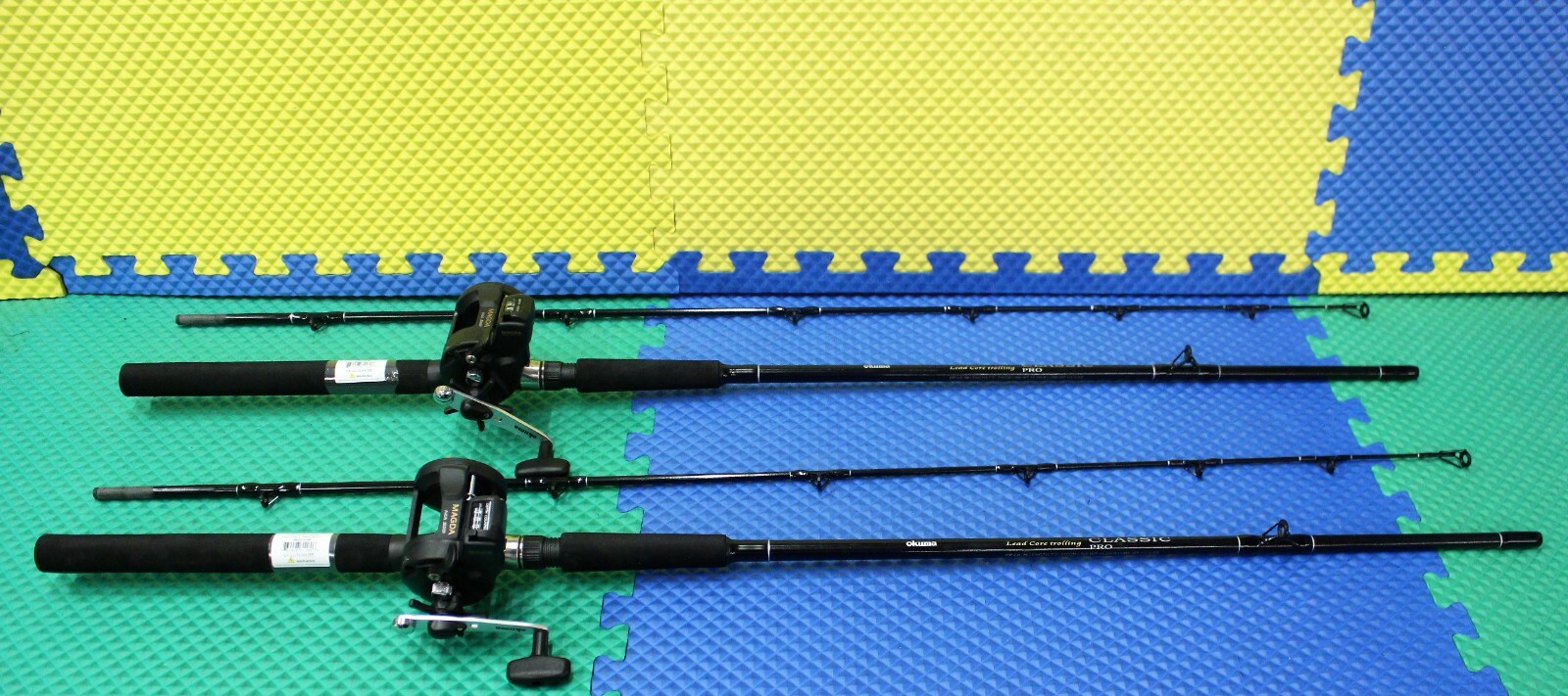 Okuma Classic Pro 7' Line Counter Lead Core Trolling Combo CP-LC-70-MA 20D 2-PK