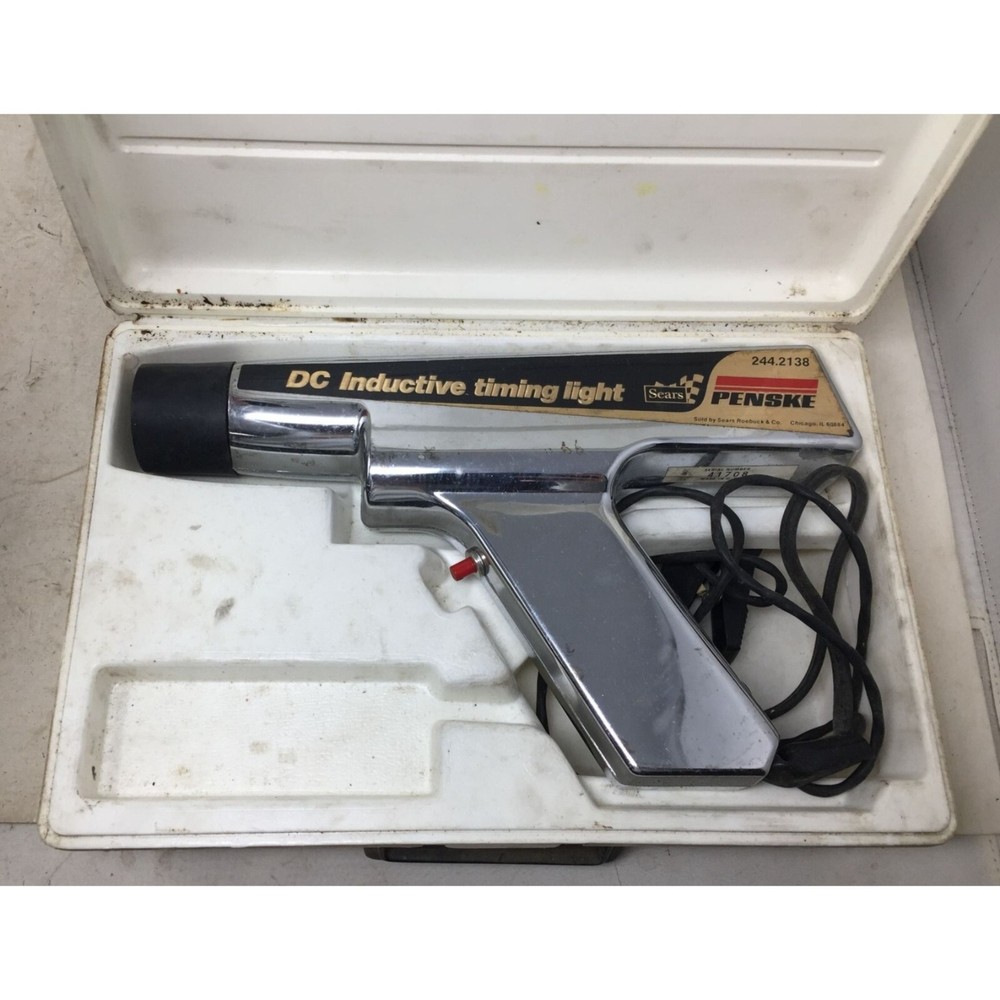 Sears Penske Quality Products DC Inductive Timing Light w/ Case