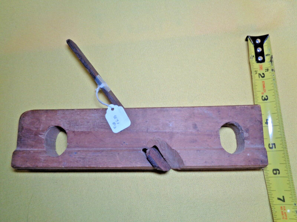 Antique Primitive Wooden Block Planar