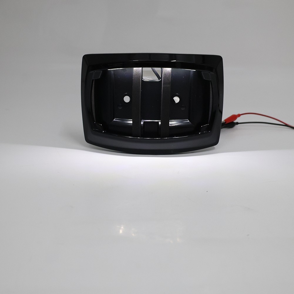 Curved License Plate Frame W/Light Fit Harley Touring Street Road Glide 2023-25