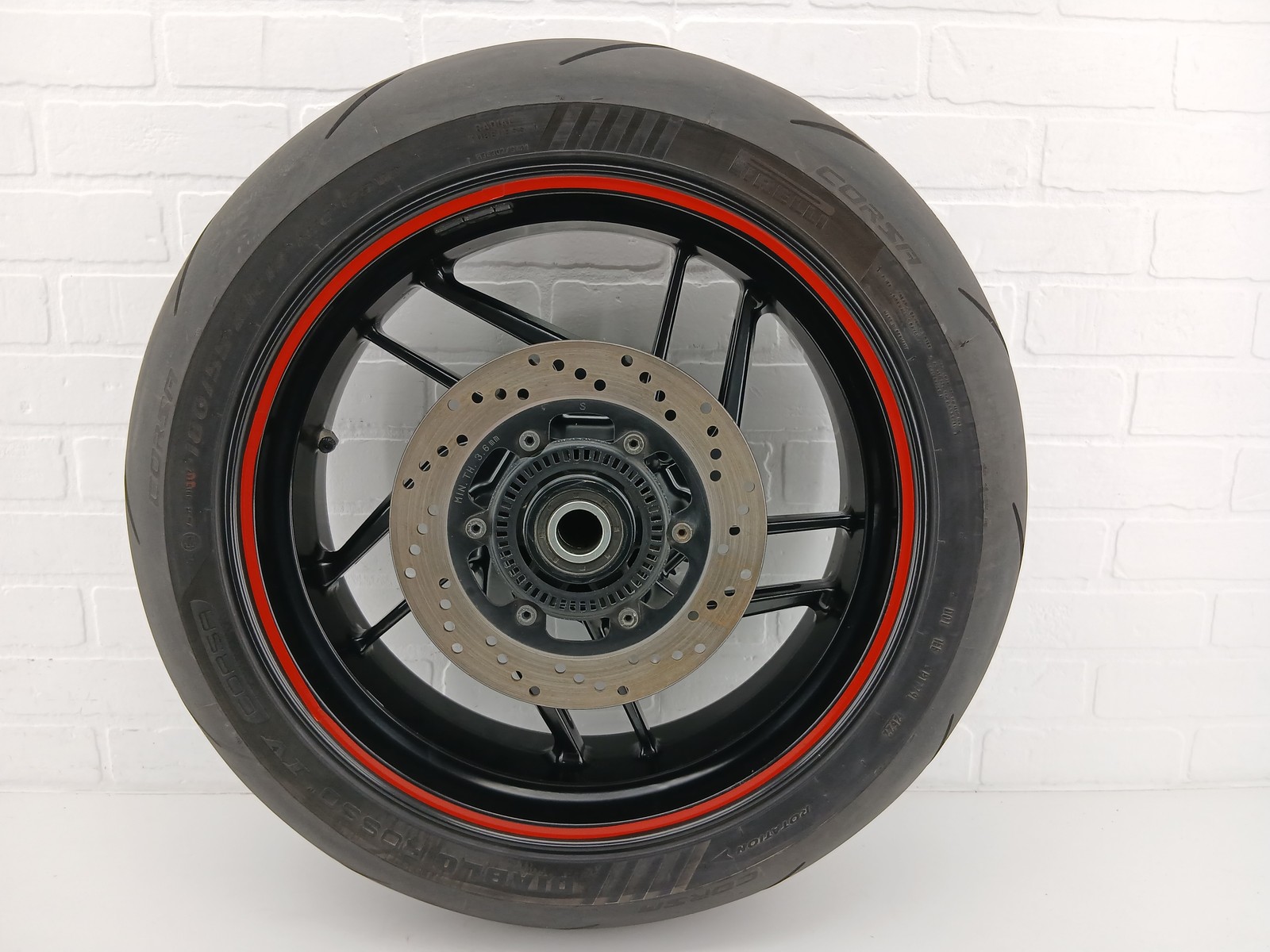 Ducati 899 959 Oem Rear Wheel STRAIGHT Rim Cush Drive Tire Pirelli 50221612ab