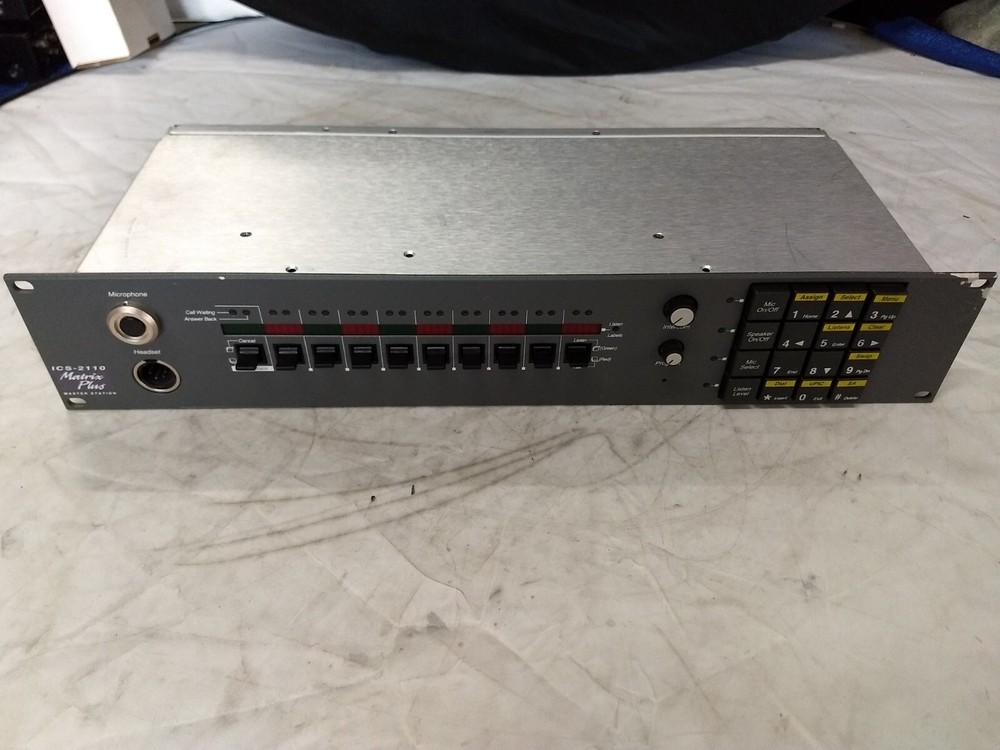 Clear-Com Intercom Systems ICS-2110 Matrix Plus Master Station