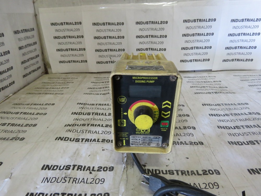 MILTON ROY DOSING PUMP A971-15-S USED