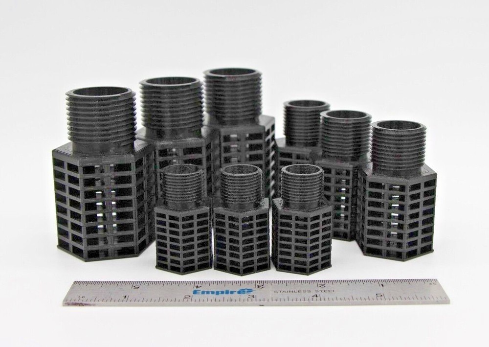Bulkhead Screen Fitting for Aquariums and Hydroponics