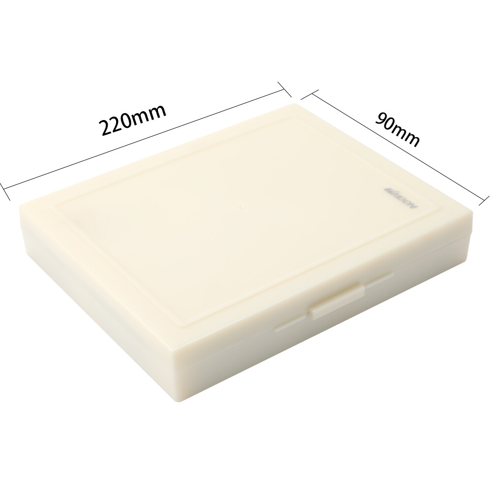 100PCS/Set Biological Glass Sample Portable Educational Microscope Slides J4E6