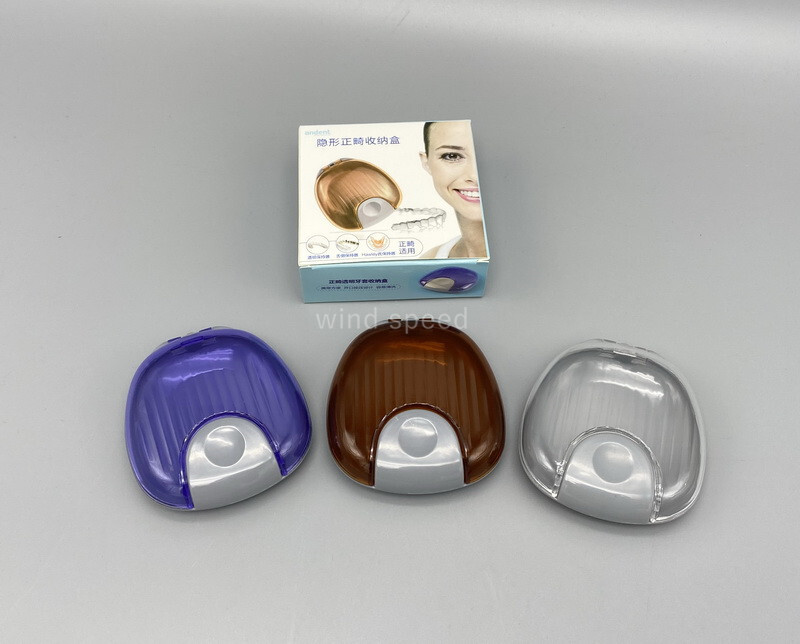 Plastic Denture Storage Box Container Dental Orthodontic Lingual Retainer Cases