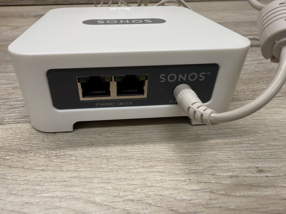 Sonos White Connect Bridge With Adapter - Missing Wall Plug Cord