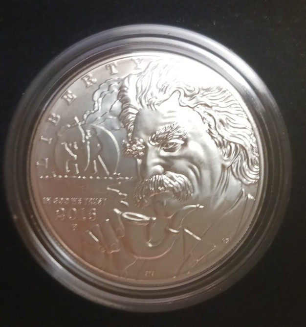 2016 MARK TWAIN SILVER DOLLARS PROOF AND UNCIRCULATED OGP/COA