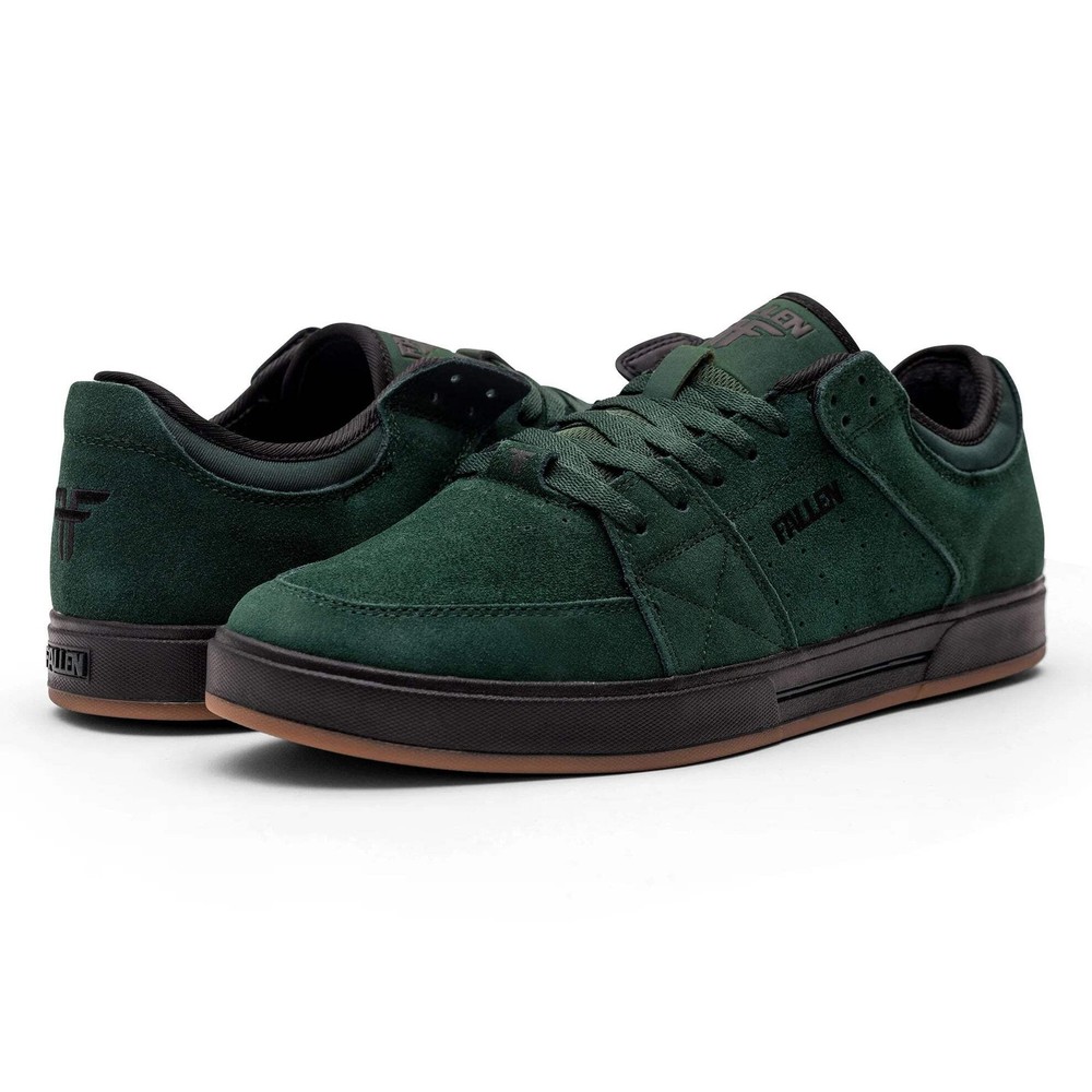 Fallen Trooper Forest Green/Black Skateboard Shoes