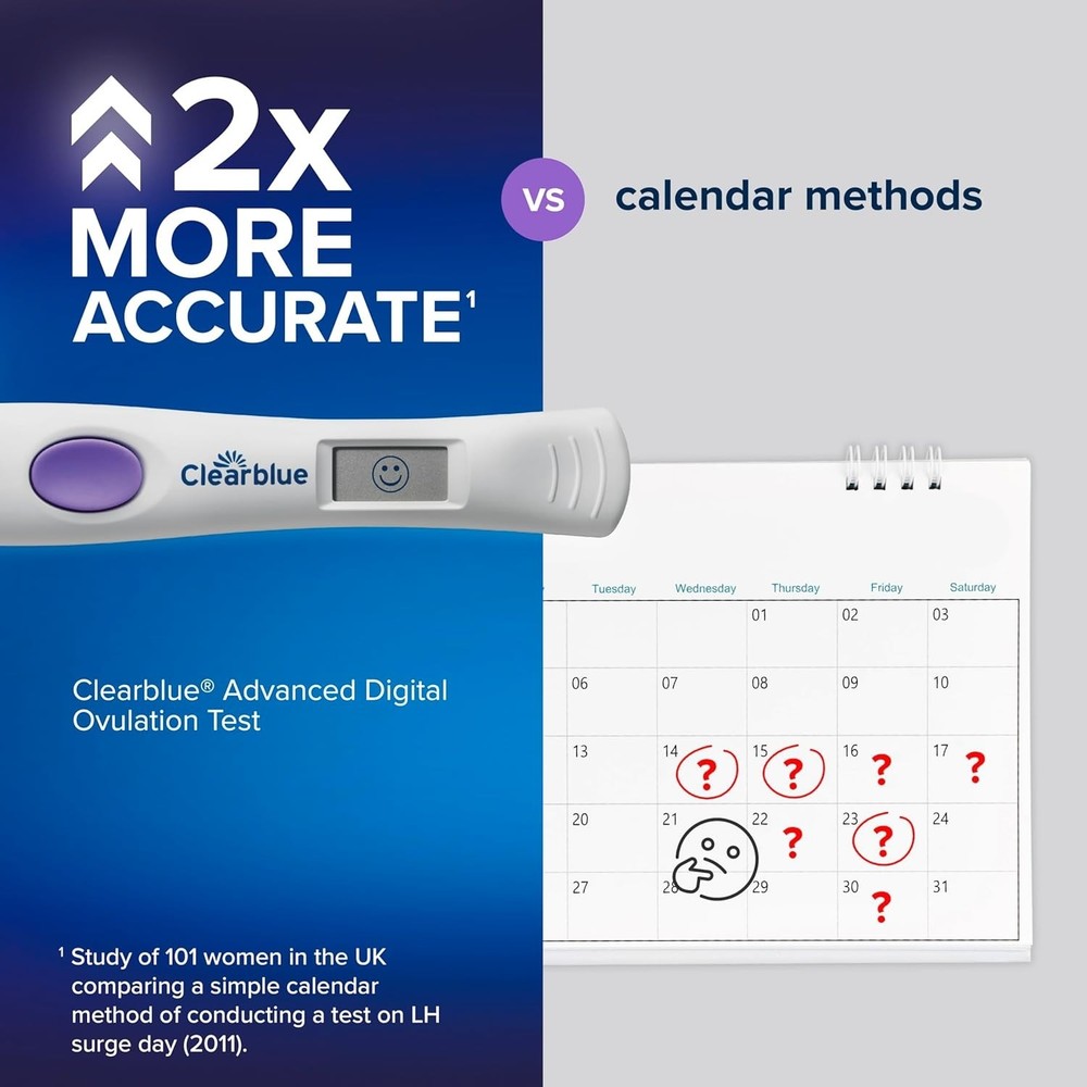 Clearblue Advanced Digital Ovulation Test Kit 30+2 Count