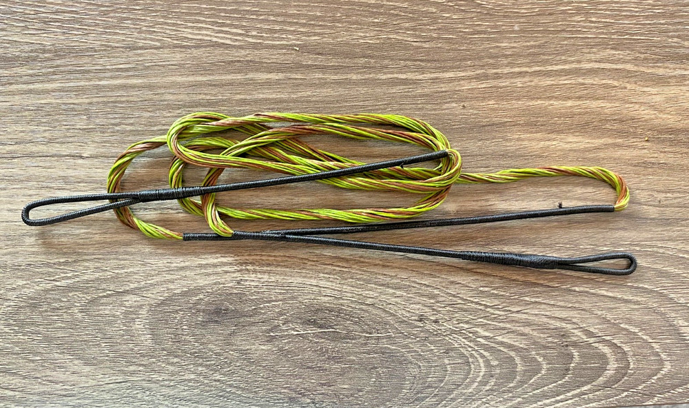 B-50 CAMO 16 STRAND RECURVE BOWSTRING BOW STRING ARCHERY - ACTUAL LENGTH STRING