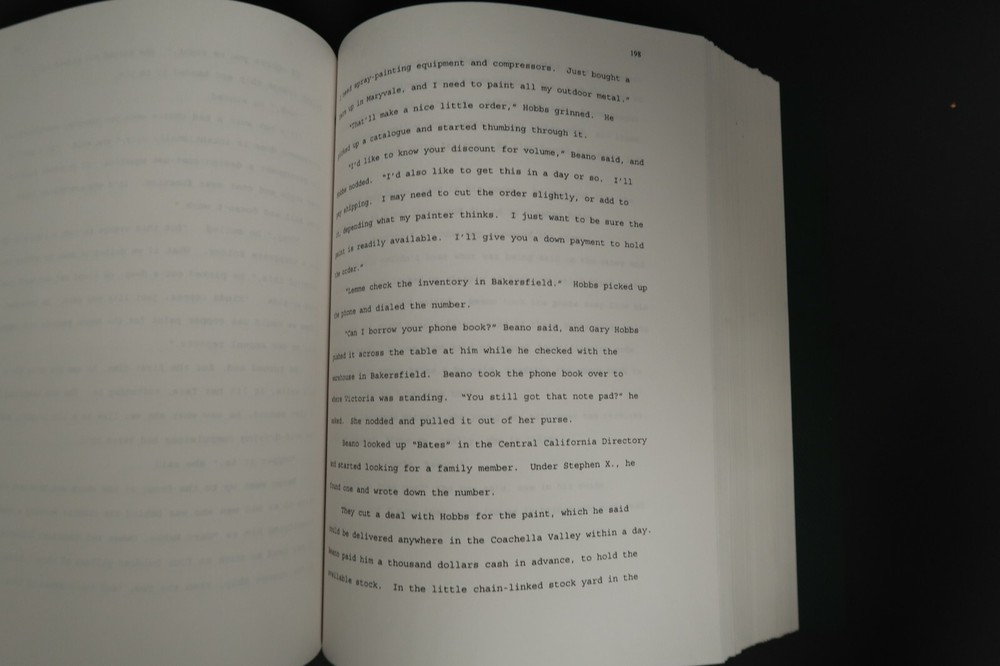 King Con Original Book Script Stephen J. Cannell Studios Collection 1996 Novel