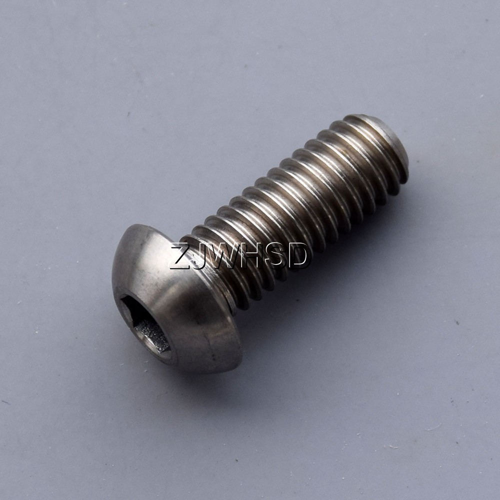 M6 x 16 Titanium Ti Screw Bolt Allen Hex Socket Button Head / Aerospace Grade
