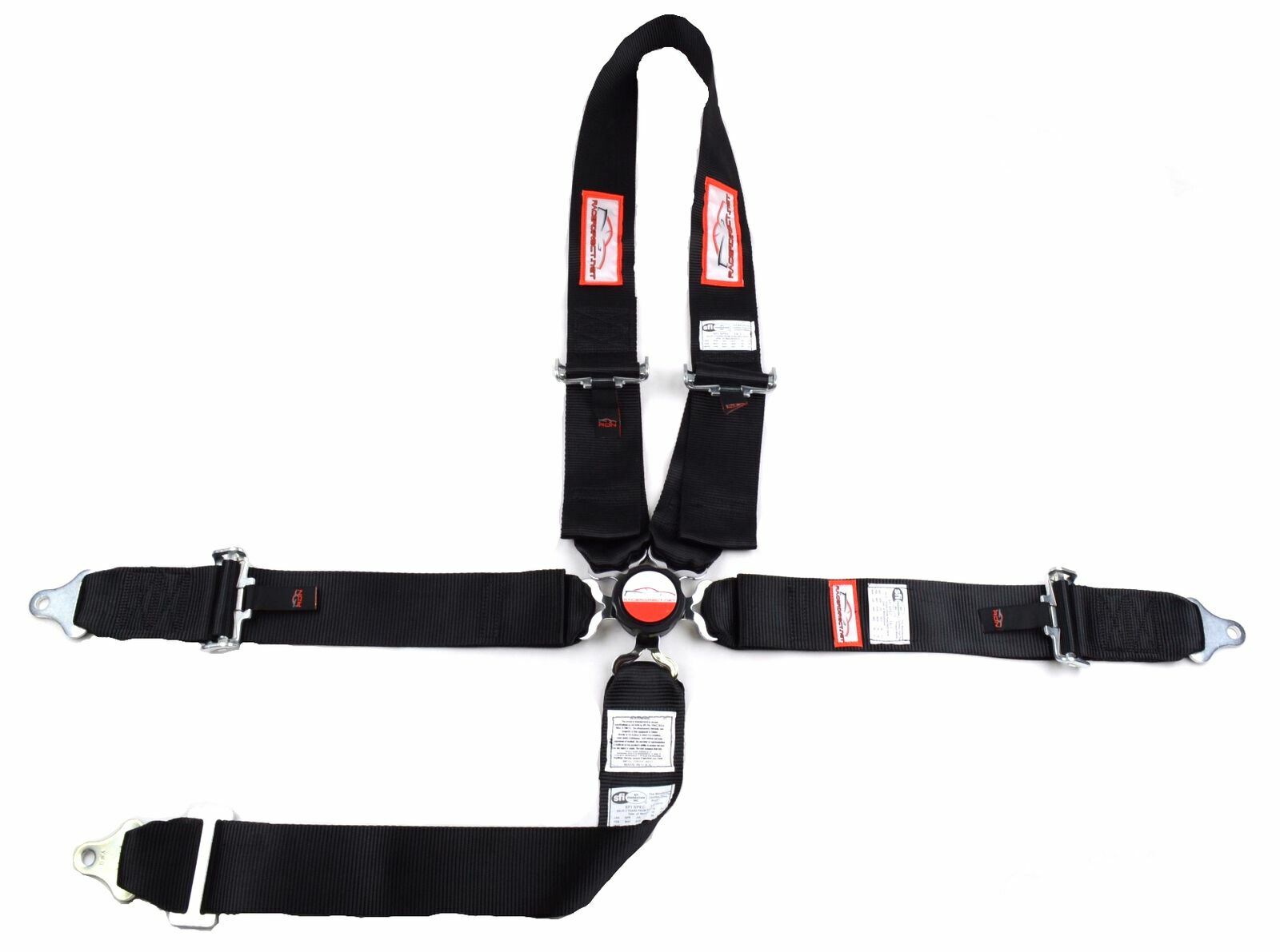 DRAGSTER U RACING HARNESS PULL UP SFI 16.1 5 POINT 3" SUB 3" CAM LOCK BELT BLACK