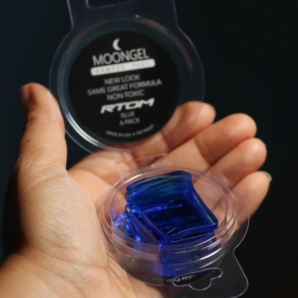 RTOM Moongel Damper Pad - 6 Pack - Blue