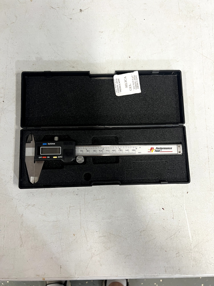 Performance Tool Digital Caliper - Barely used and in the case.