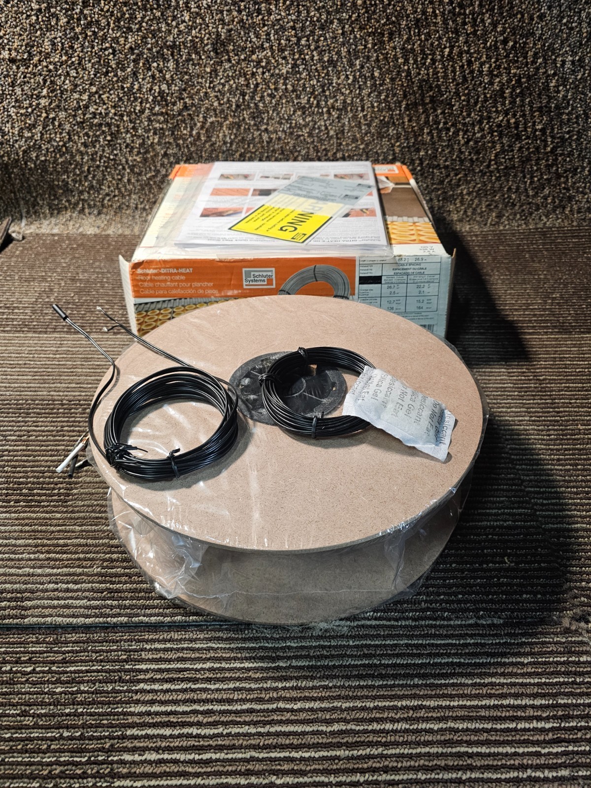 Schluter Ditra-Heat Cable, 120V - 88.2 ft (26.7 SqFt) Heating Cable - DHEHK12027