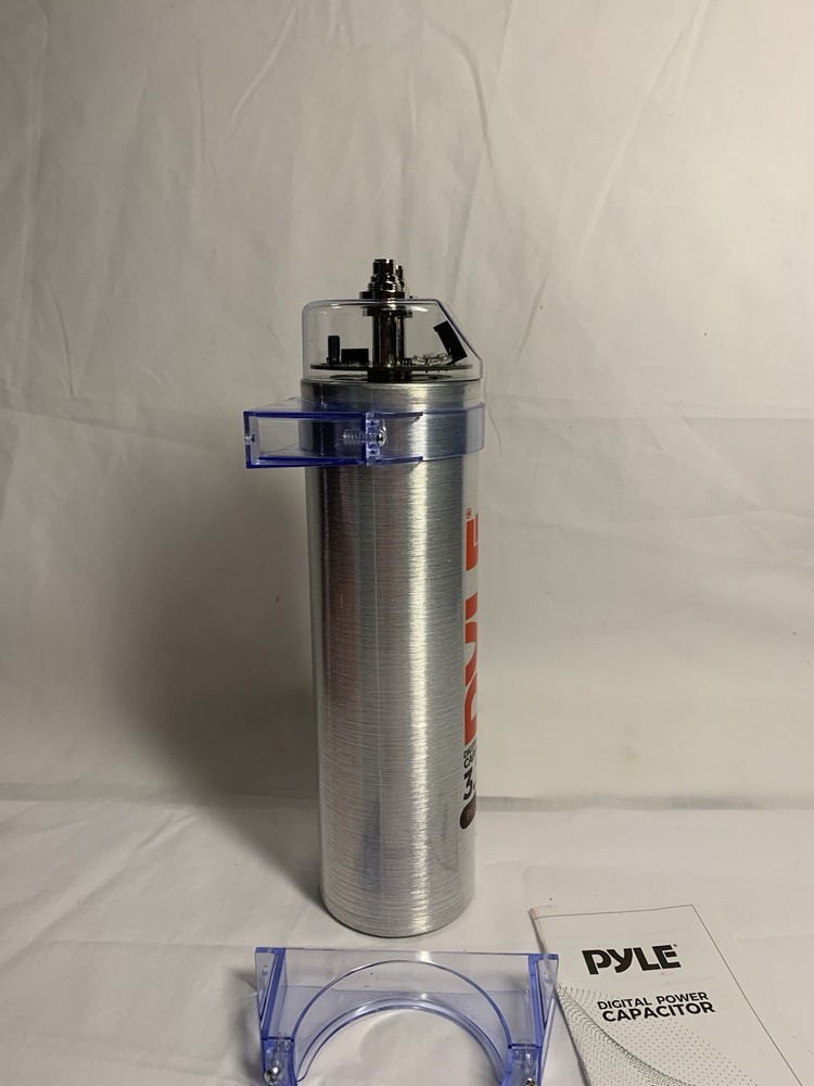 Pyle 3.2 Farad Digital Power Capacitor High Performance Car Audio Accessory
