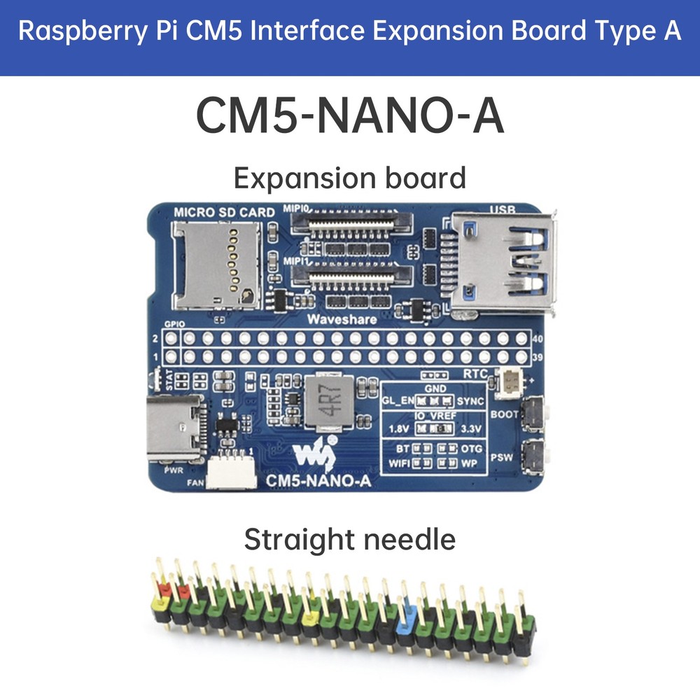 Raspberry CM5 Compute Module IO Baseboard 5 Expansion Board NANO Type A Type B