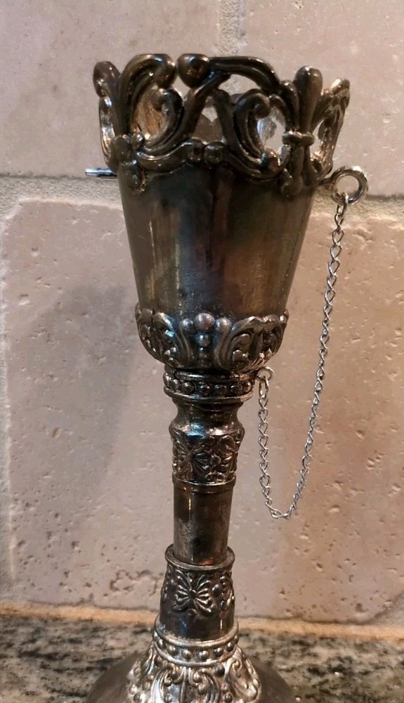 Wilton Bouquet Holder Flowers Wedding Silver Plated Or Candle Stand