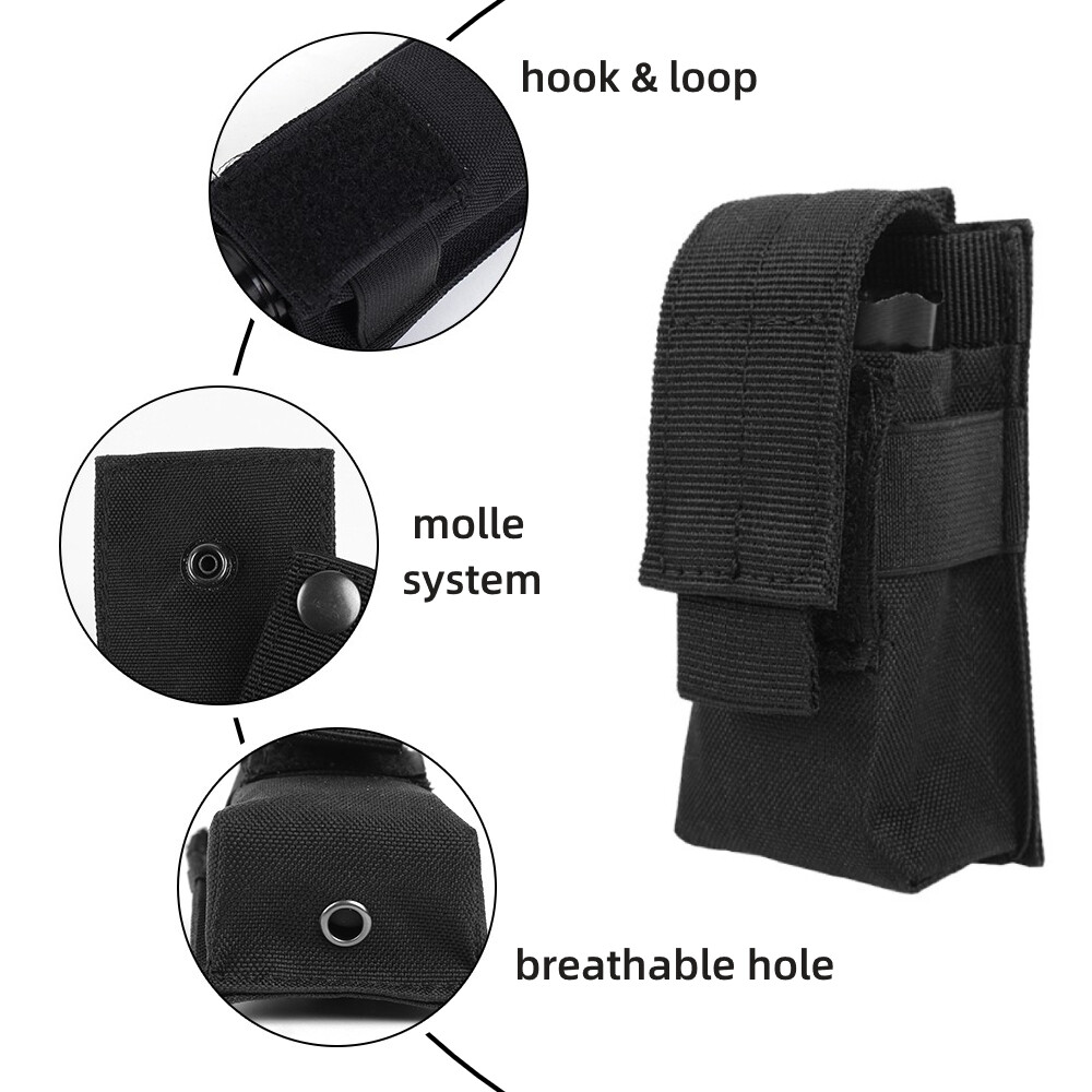 Multitool Pouch Folding Knife Sheath Holster for Belt Molle Flashlight Mag Pouch