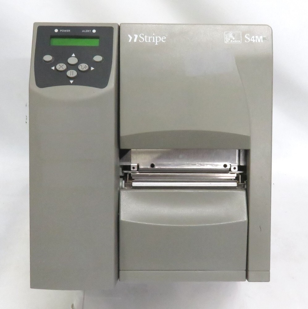 Zebra Stripe S4M Industrial Printer * Tested Working * Complete Print