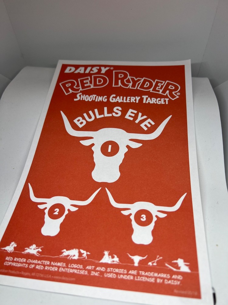 Assorted Daisy Red Ryder Targets Shooting Gallery