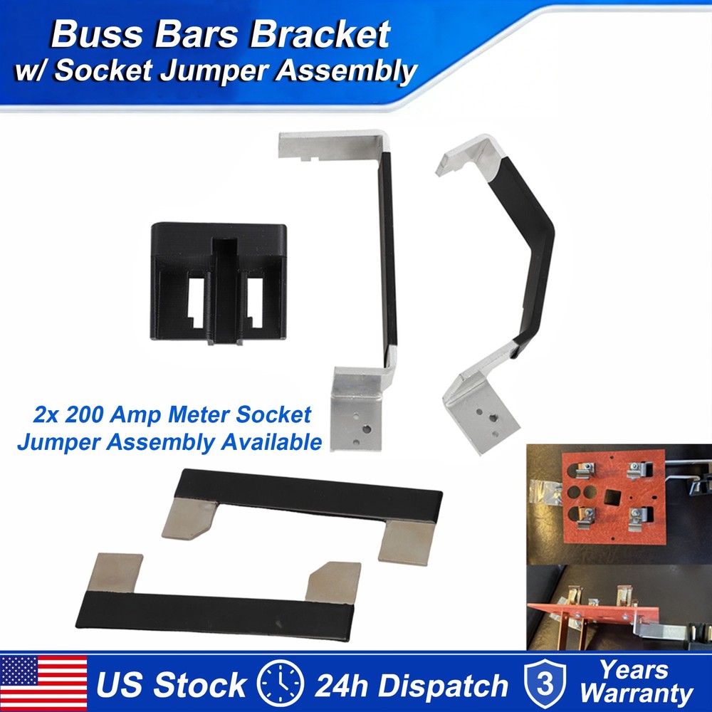 For Challenger Multi-meter Panel Buss Bars Bracket Kit w/ Socket Jumper Assembly