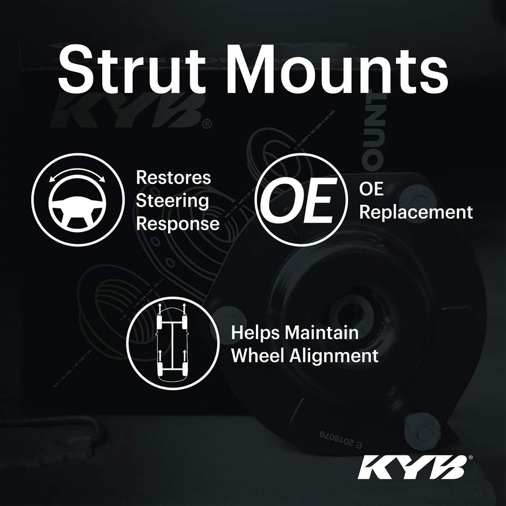 KYB SM5542 - Mount Kit, Black